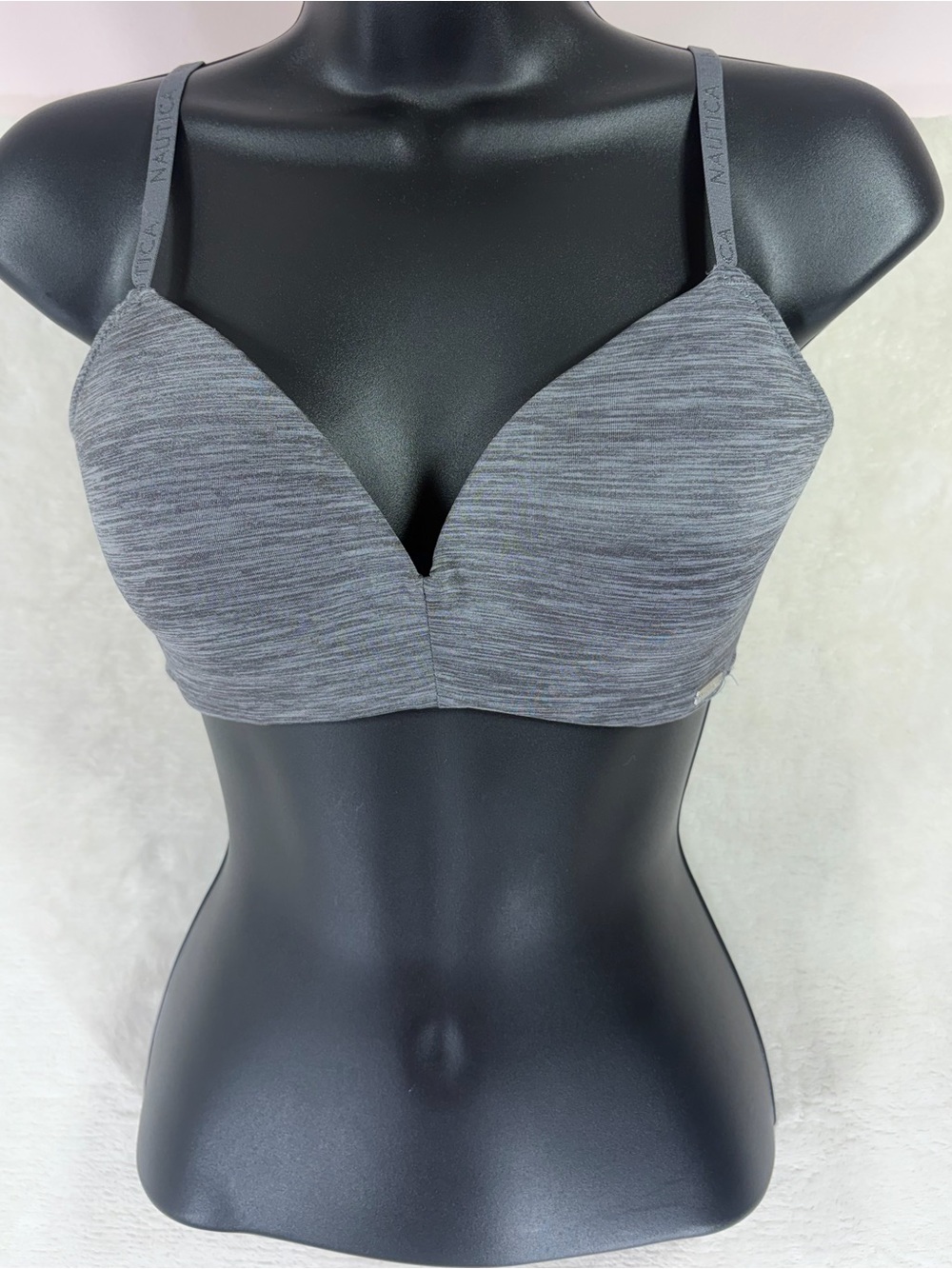 NAUTICA Seamless Gray T-Shirt Bra - Modern Everyday Support size 34B